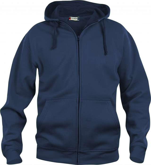 Clique - Full Zip Hoodie Men - Azul-marinho