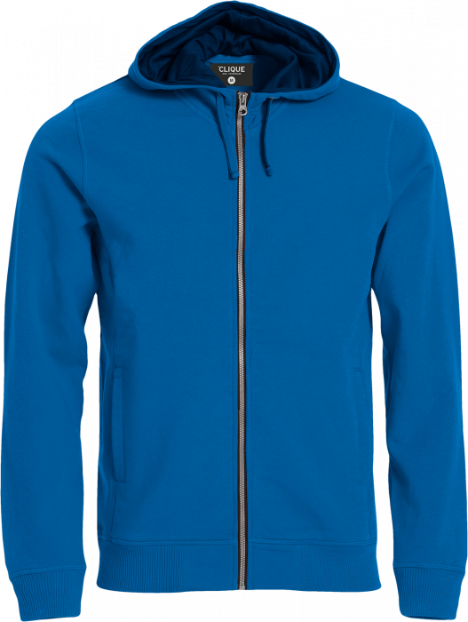 Clique - Classic Hoody Full Zip - Blue & black