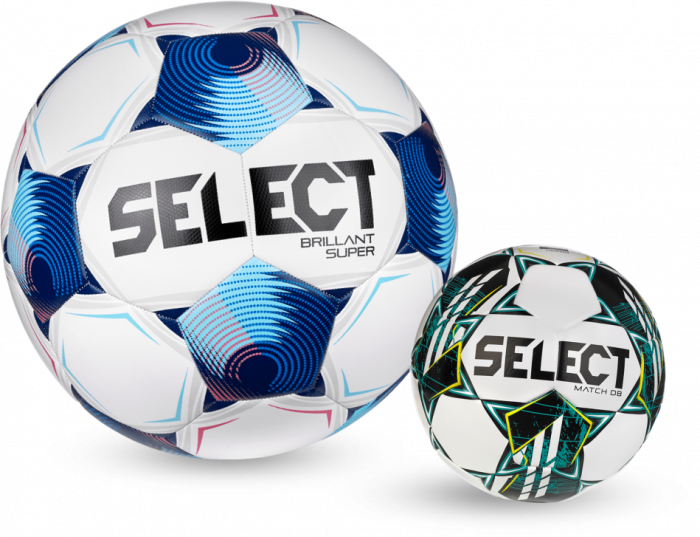 Select - Big Football - White & blue