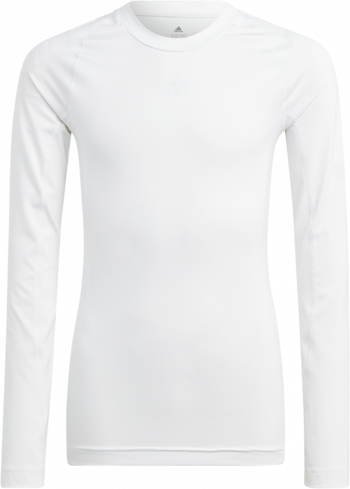 Adidas - Techfit Long Sleeve Baselayer Børn - Biały