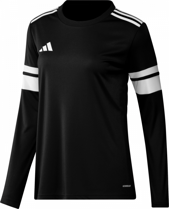 Adidas - Squadra 25 Long Sleeve Player Jersey Women - Schwarz & weiß