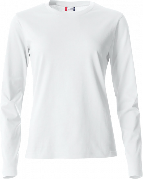 Clique - Basic-T L/s Ladies - White