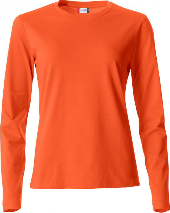Clique - Basic-T L/s Ladies - Orange