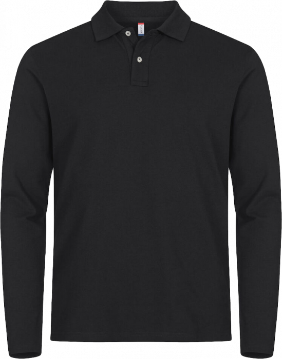 Clique - Stretch Premium Longsleeve Polo - Nero