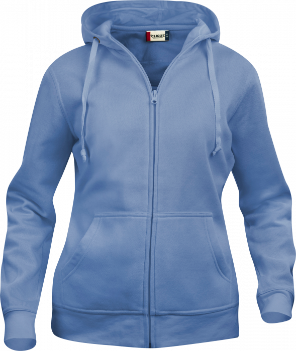 Clique - Full Zip Hoody Women - Hellblau