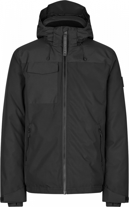 ID - Hooded Winter Jacket Men - Black