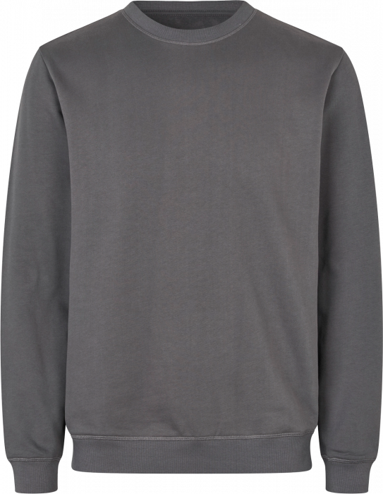 ID - Organic Cotton Sweatshirt Men - Silver Grey