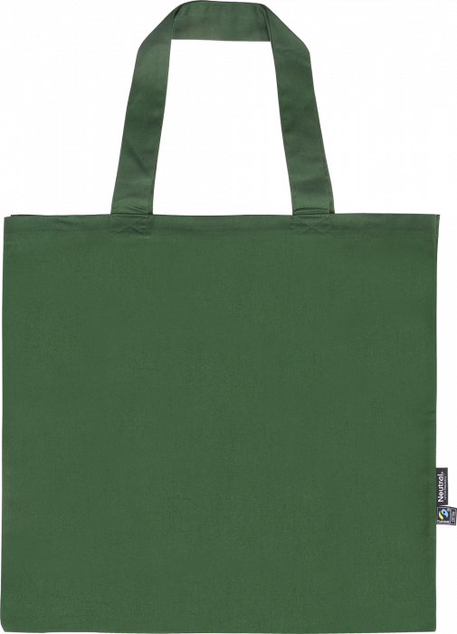Neutral - Eco Cotton Twill Shopper Bag - Bottle Green