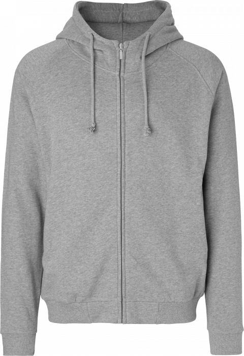 Neutral - Hættetrøje Med Gemt Lynlås - Sport Grey