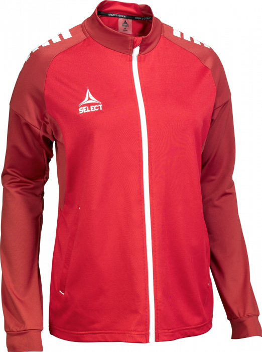Select - Spain V25 Training Zip Jacket Women - Red & white