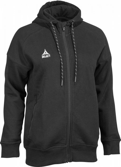 Select - Oxford V25 Hoodie W. Zip Women - Schwarz