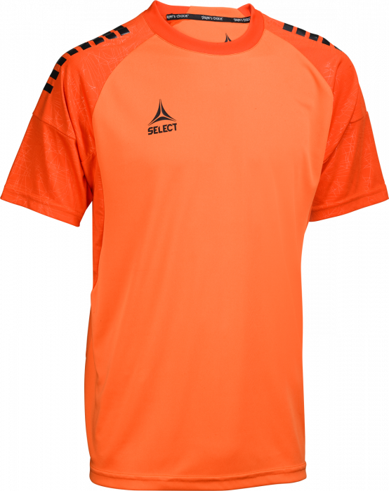Select - Spain V25 Player Shirt S/s - Orange & nero