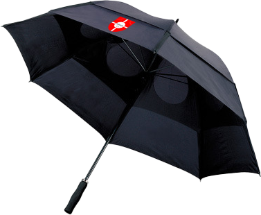 Sportyfied - Lellinge If Fodbold Umbrella - Svart